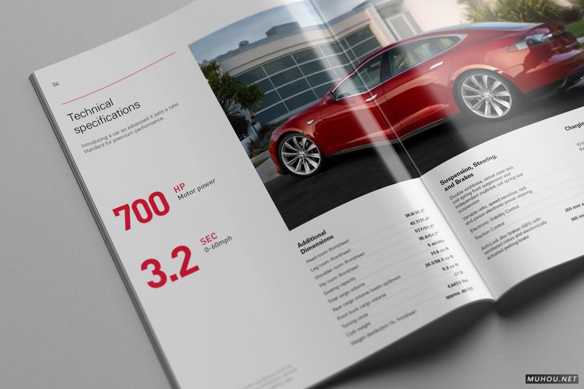 TESLA特斯拉汽车模型概念信息画册设计-Serge Mistyukevych [21P]