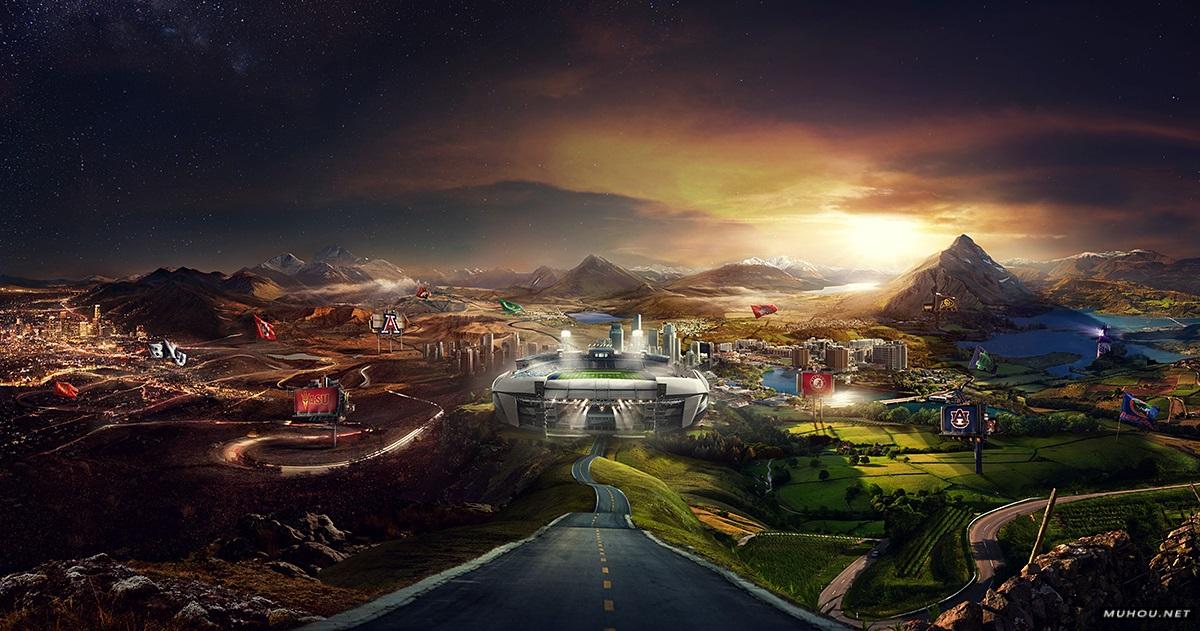 ESPN一条路的20个风景合成 [23P]