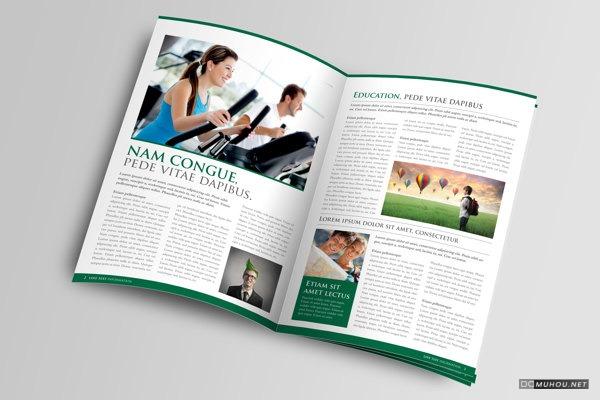 [89P]BRAXAS大气极简鲜明色彩企业画册设计 1/4