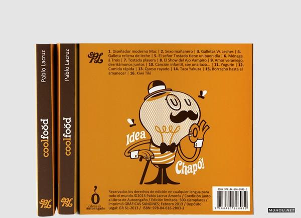 酷食品橙色画册设计 [10P]