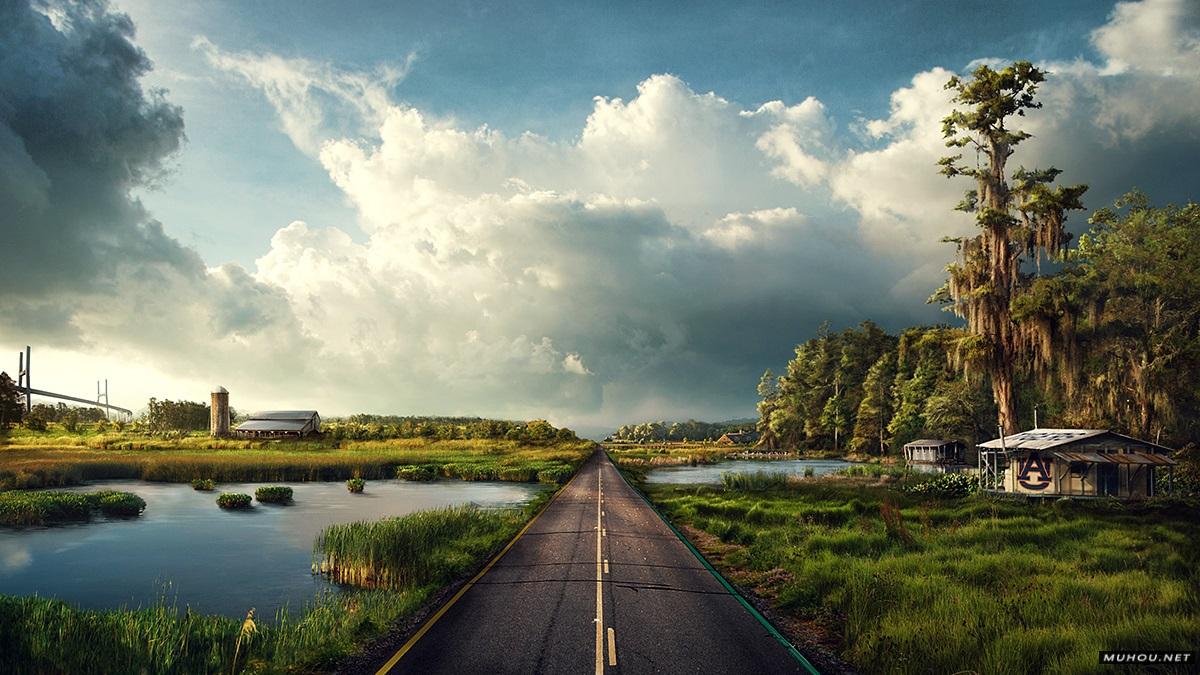 ESPN一条路的20个风景合成 [23P]