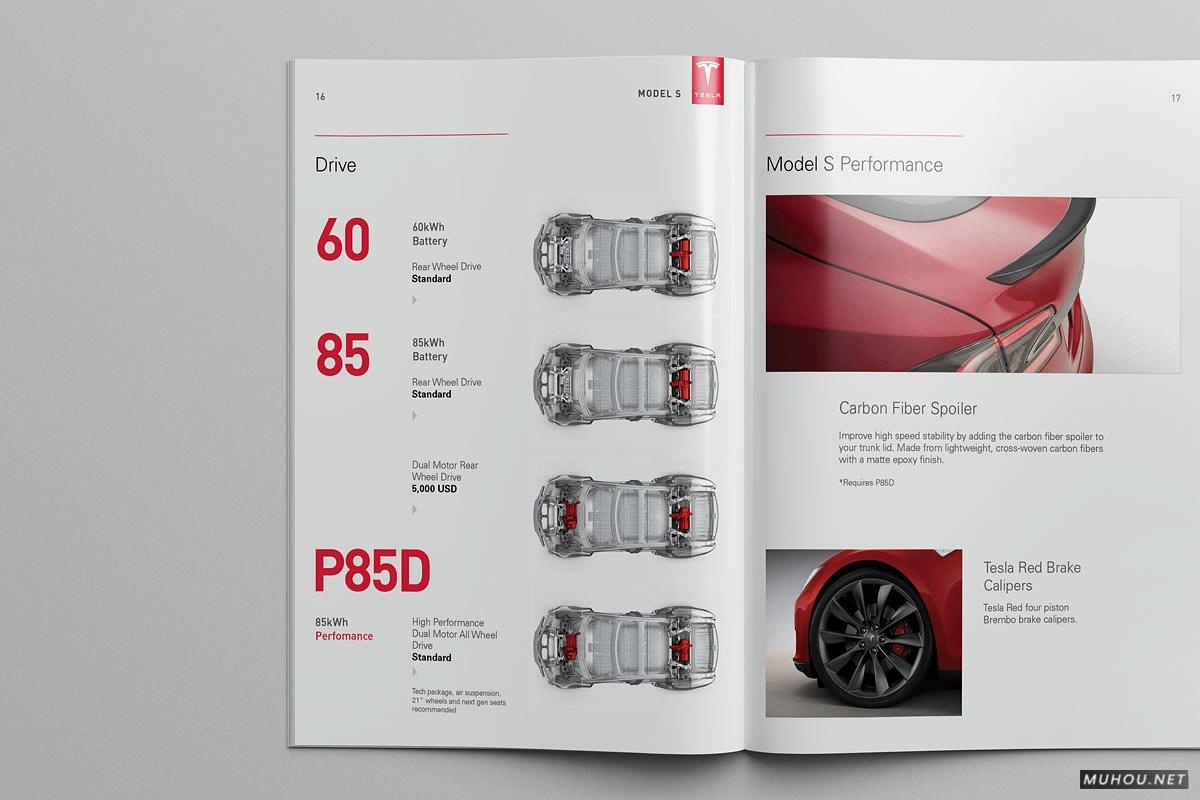 TESLA特斯拉汽车模型概念信息画册设计-Serge Mistyukevych [21P]