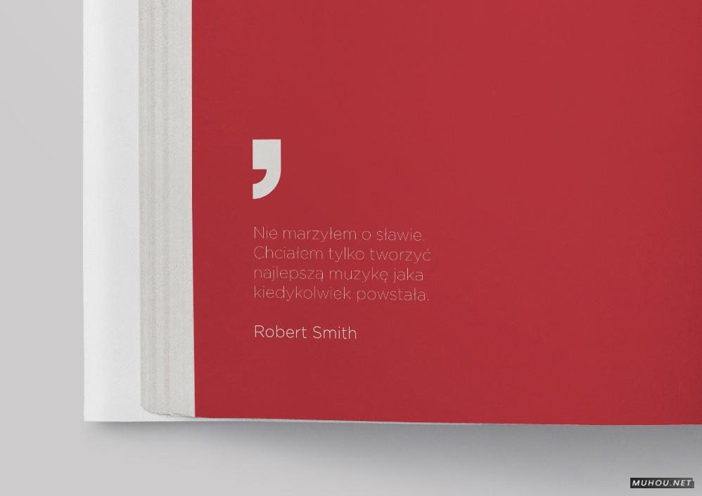 THE CURE治愈-红+白色书籍杂志设计-Przemek Bizoń