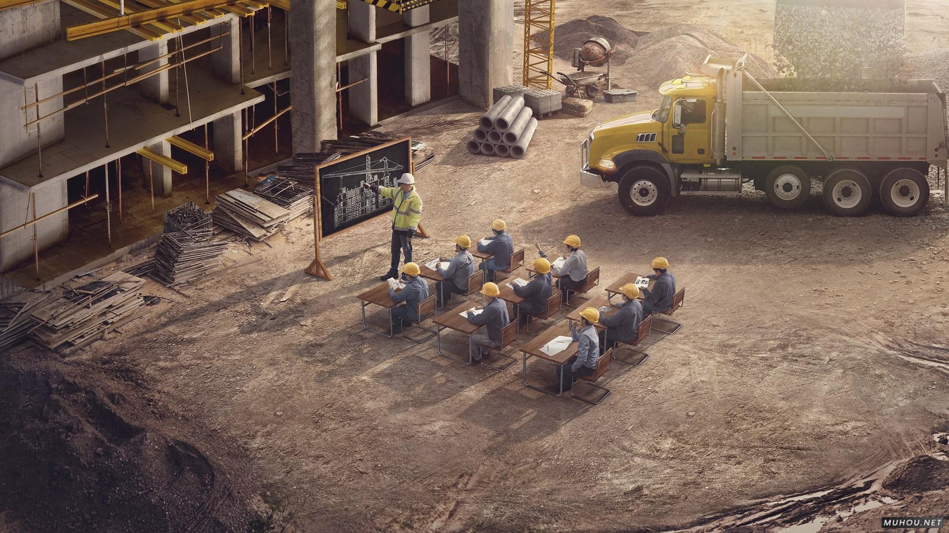 工人阶级创意海报合成设计 [7P]