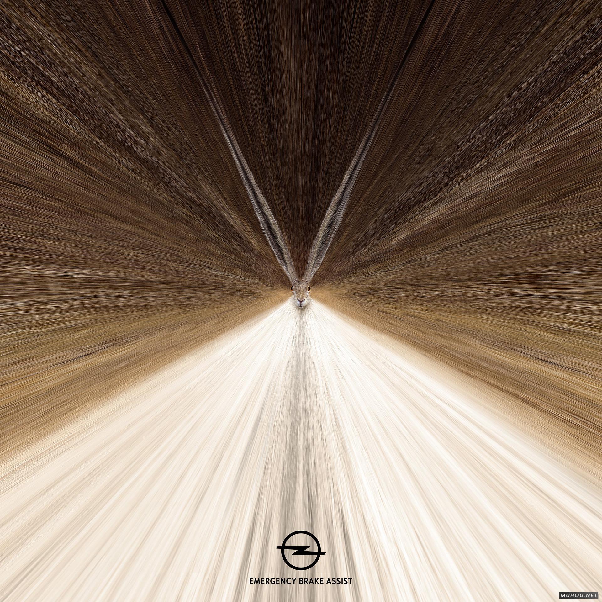 Opel-欧宝紧急刹车协助系统创意广告设计 [6P]