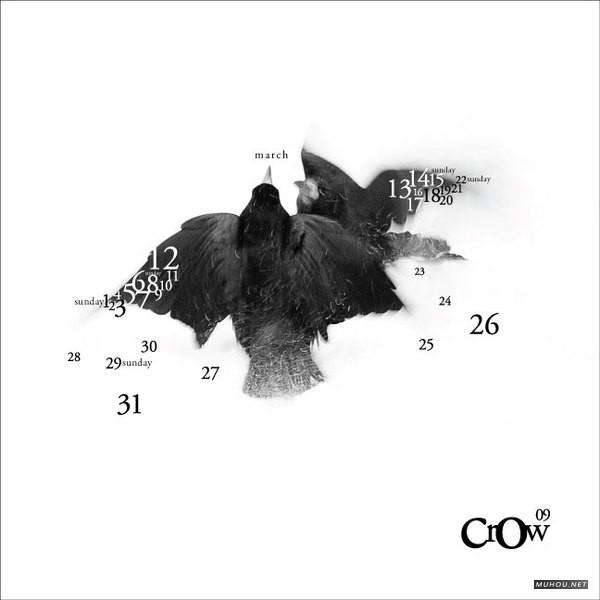 怀念2011国外各种产品载体上的简洁创意挂历日历设计欣赏-A-2
