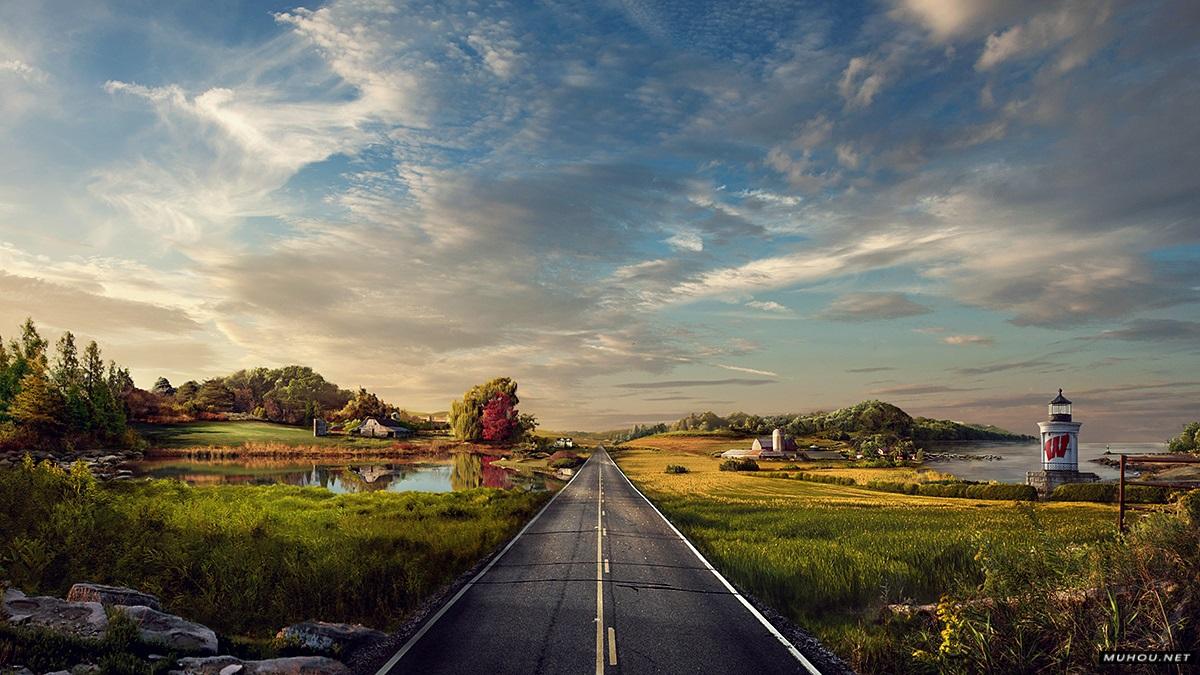 ESPN一条路的20个风景合成 [23P]