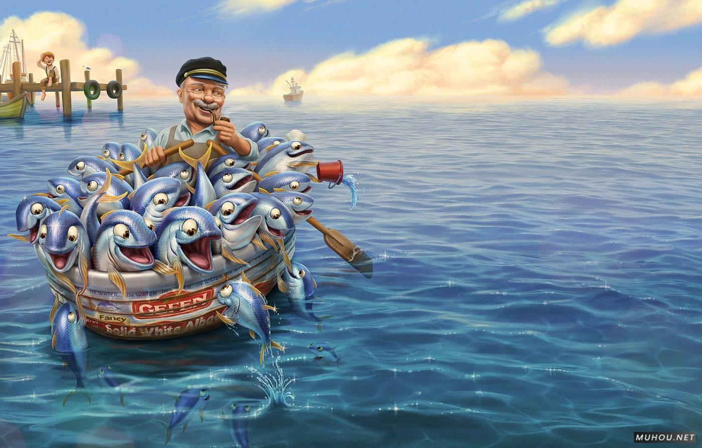 新鲜苹果乐园创意插画广告设计 [24P]