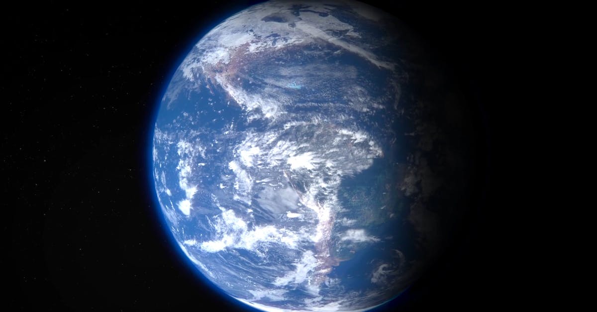 856142|外太空看蓝色地球旋转CC0视频素材