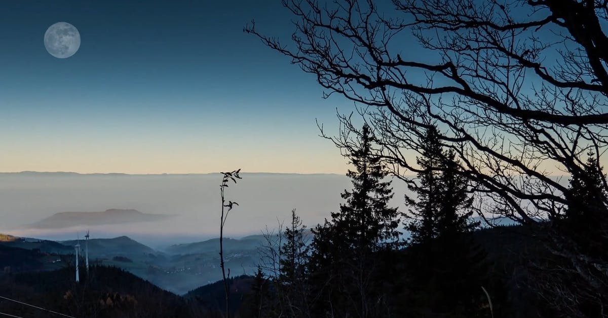 855610|日出和月亮下山延时CC0视频素材插图