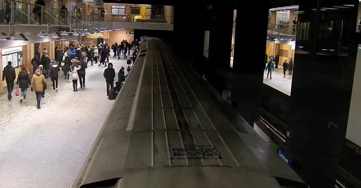 855749|地铁站人群延时列车CC0视频素材插图