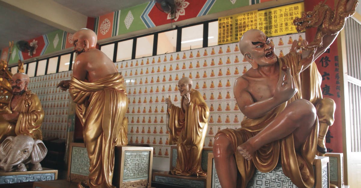 2882098|佛教的罗汉像信仰4KCC0视频素材插图
