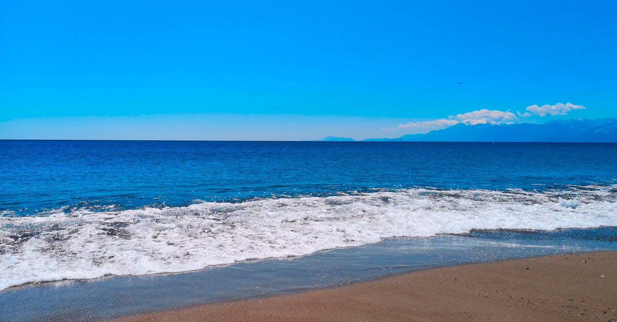 2214892|4k蓝色海岸线沙滩海边免费素材视频