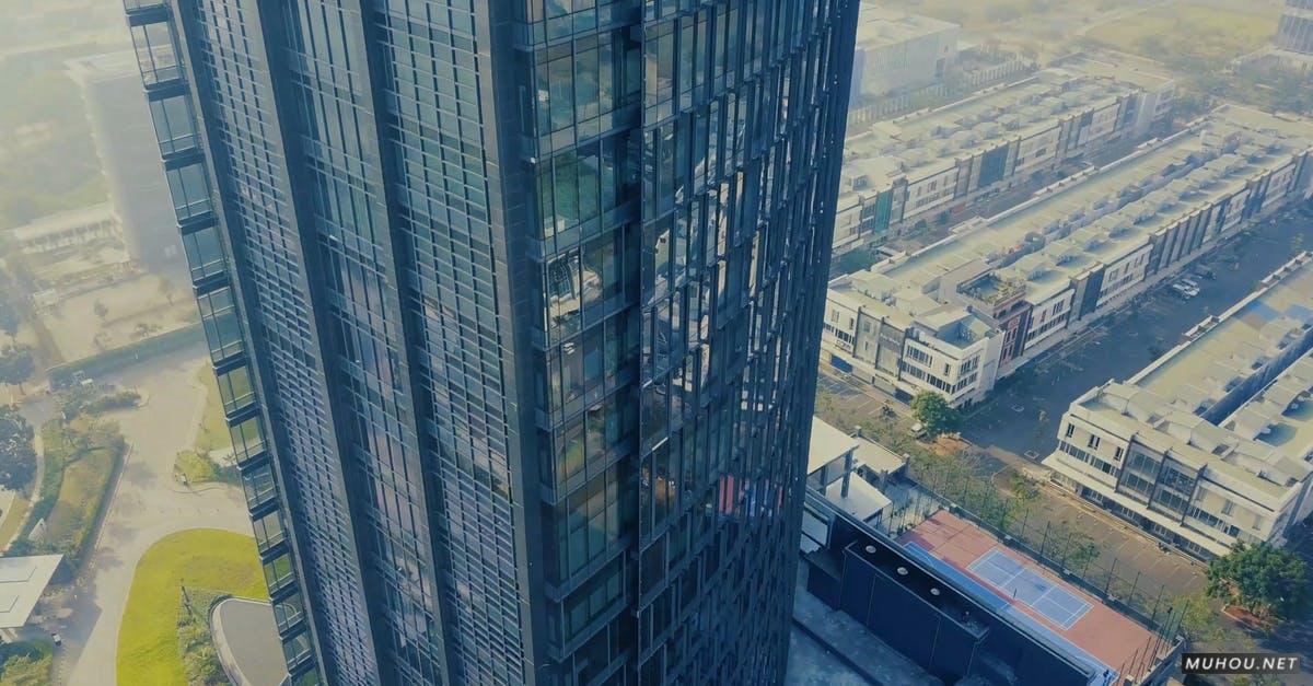 1388449|航拍城市的摩天大楼4kCC0视频素材插图