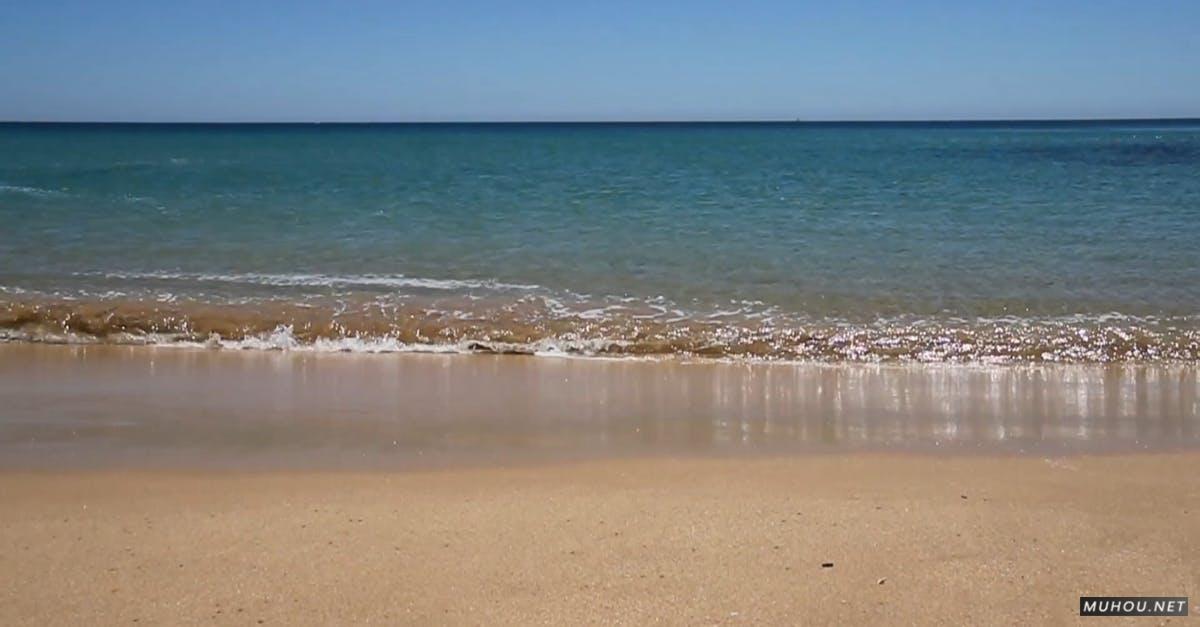 2591122|夏天, 夏季海边沙滩海平面实拍CC0视频素材