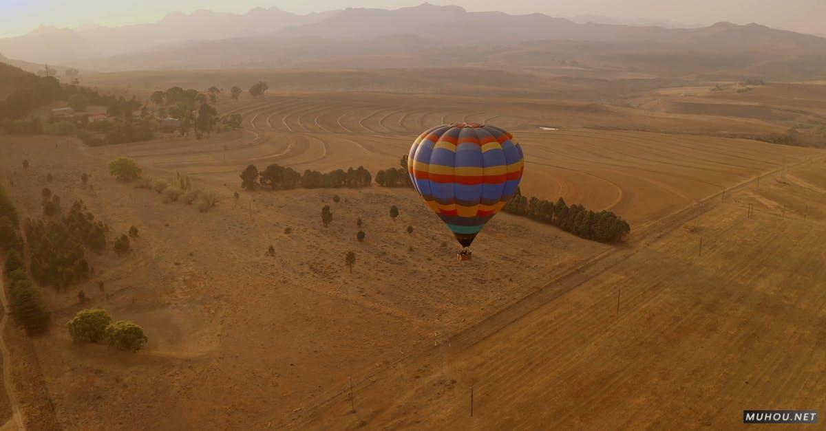 3332788|航拍土耳其黄色土地和热气球4KCC0视频素材插图