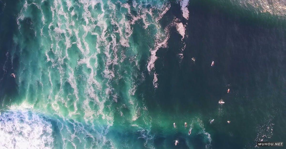 3191709|波浪海浪冲浪者大疆DJI拍摄的4KCC0视频素材插图