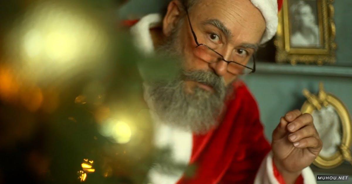 3197577|国外圣诞老年人偷看CC0视频素材插图