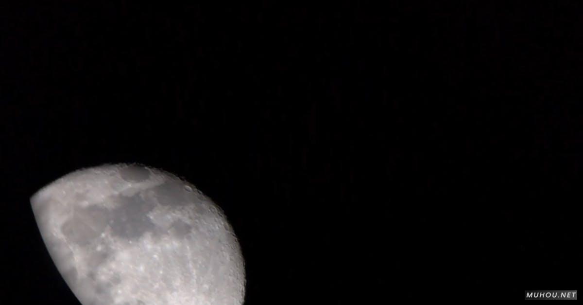 3414104|月亮月球的环形山实拍CC0视频素材