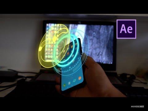 [视频教程]AE教程：利用After Effects的3D跟踪，合成手机科幻HUD界面