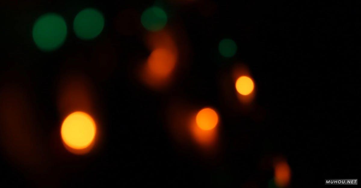 3396975|城市圣诞节的灯光散焦模糊丰富多彩的CC0视频素材
