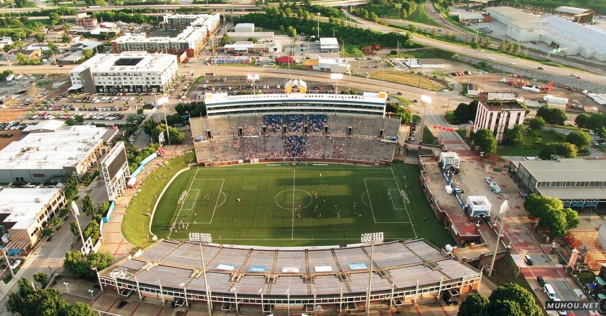 2657271|查塔努加城市建筑体育场大疆DJI拍摄的4KCC0视频素材插图