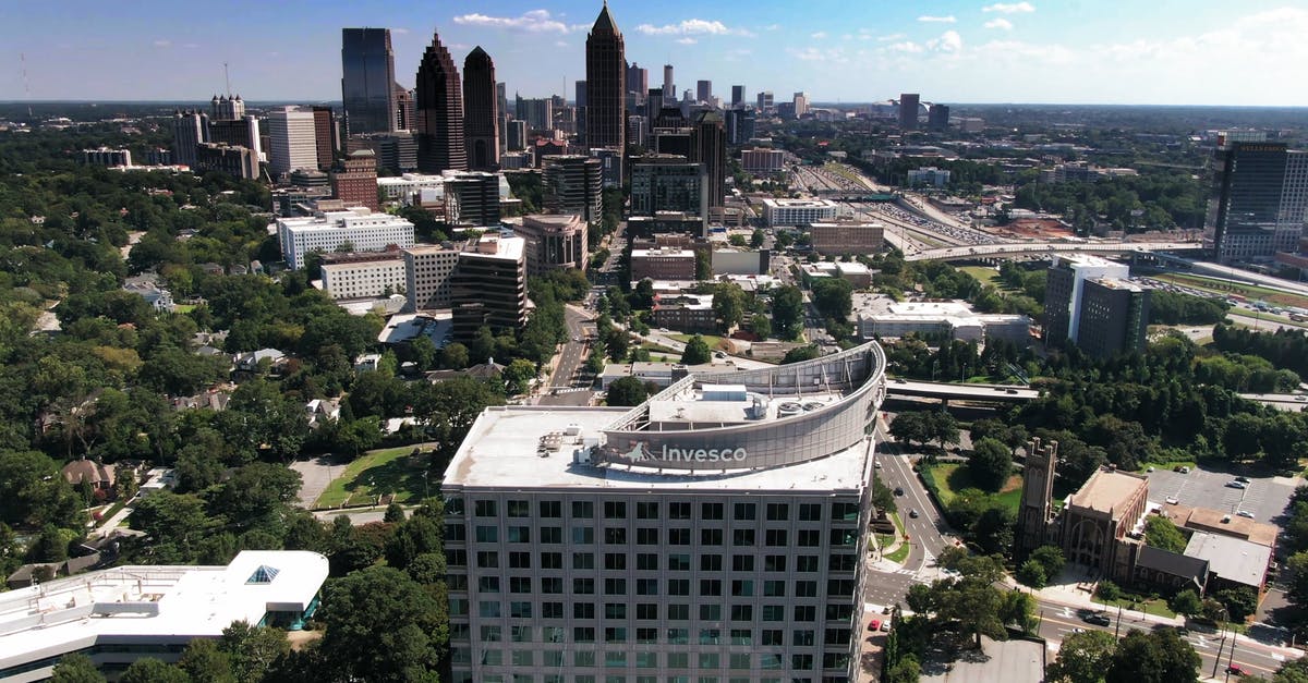 2818534|航拍invrsco企业楼顶建筑城市景观4K视频插图