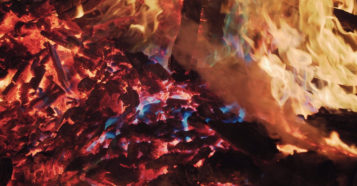 2908575|慢镜头拍摄煤炭中的火焰燃烧CC0视频素材
