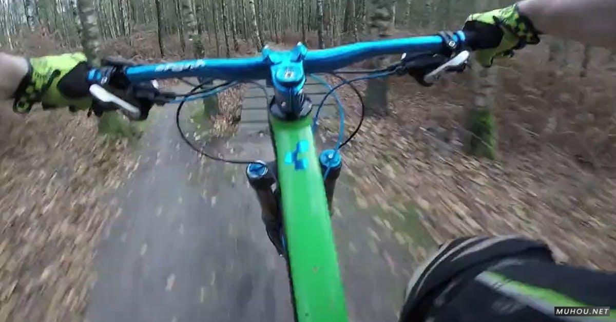 854543|森林单车骑行运动HDCC0视频素材插图