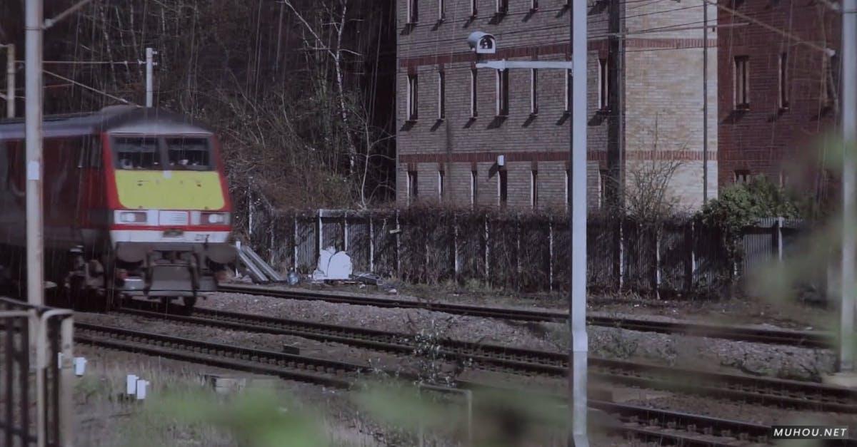 854757|火车荒凉的郊外实拍CC0视频素材插图