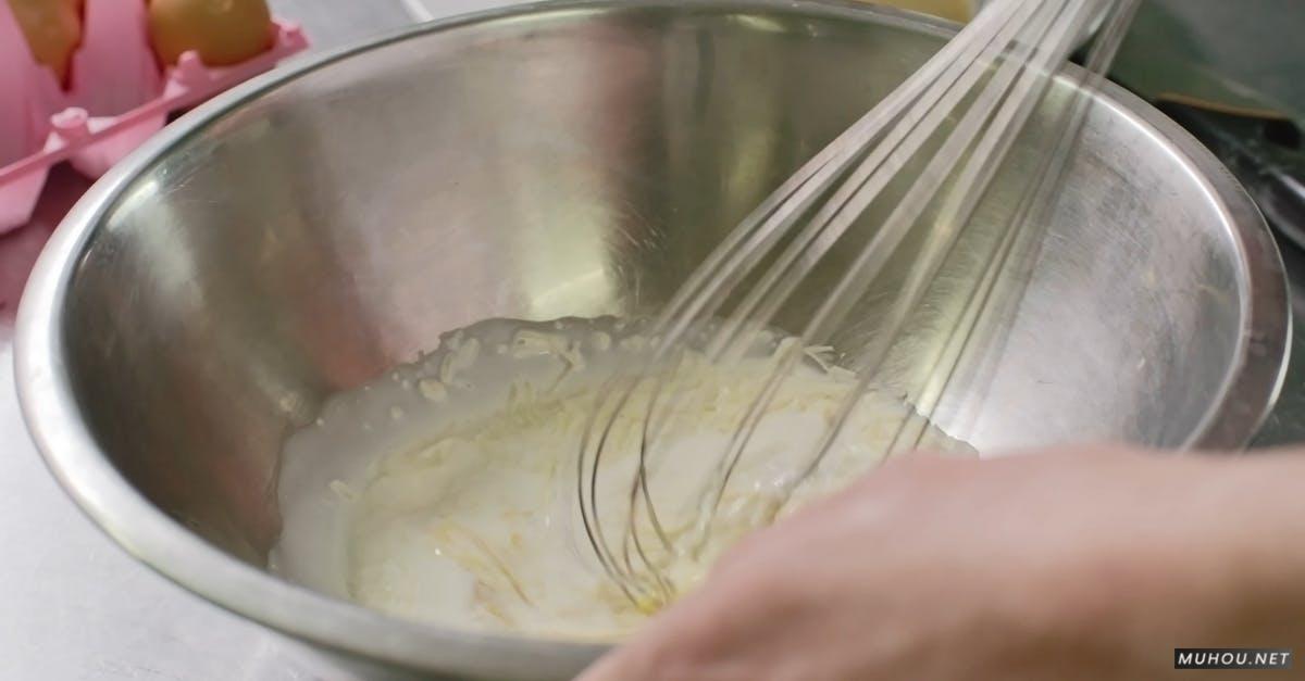 3191356|厨具搅拌面团蛋糕4KCC0视频素材插图