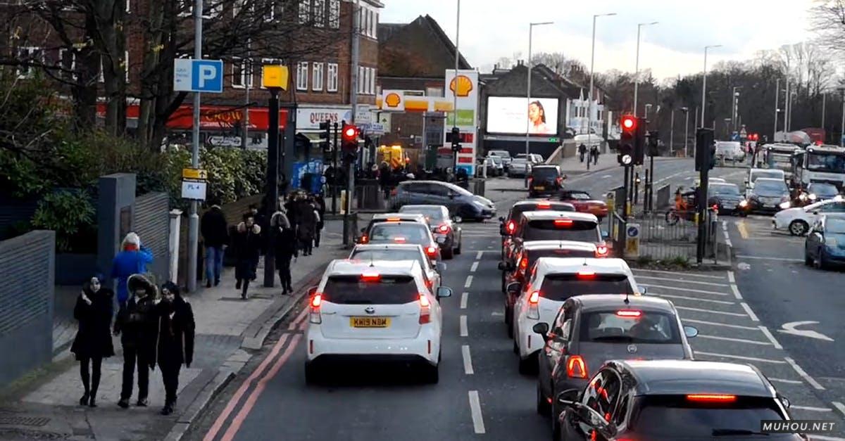 3586002|伦敦市的城市交通延时HDCC0视频素材插图