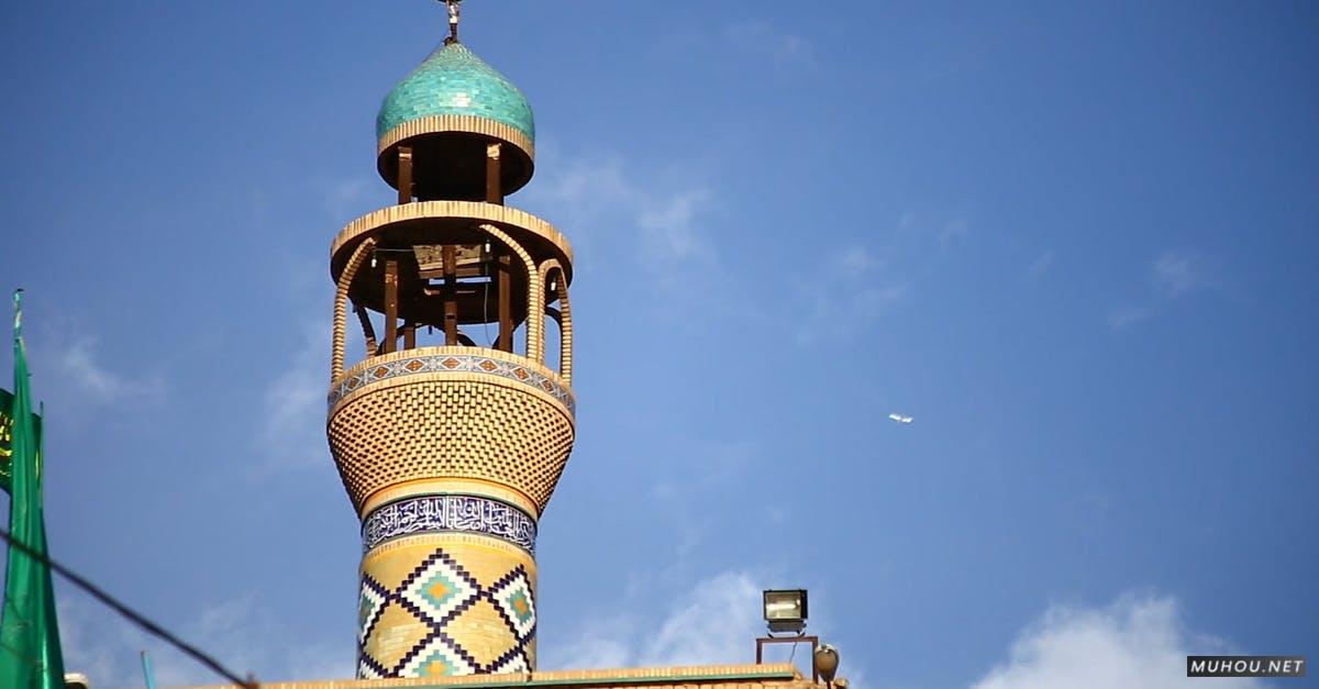 3078548|伊朗传统的伊斯兰宗教建筑CC0视频素材