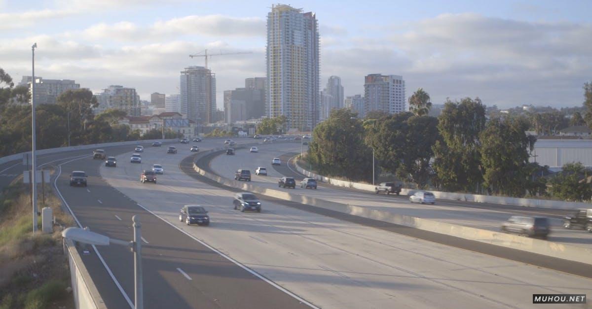 3010135|城市交通, 商业区大疆DJI拍摄的CC0视频素材插图