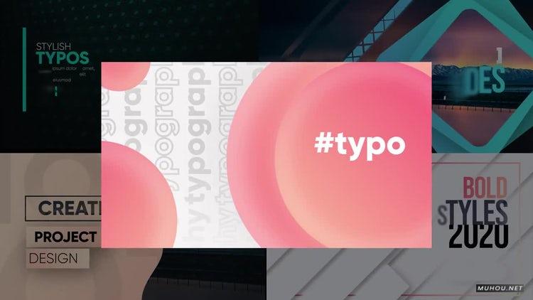 AE模板|创意排版动画视频包装模板免费下载#Creative Typography