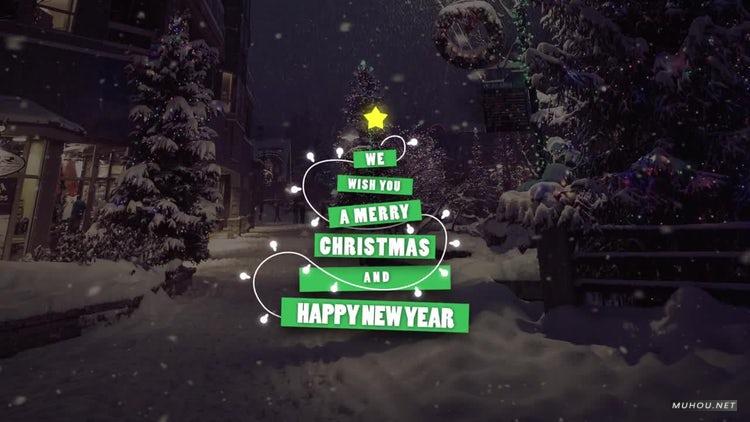 AE模板|可爱新年圣诞节标题动画素材模板10套合集 #New Year Christmas Titles