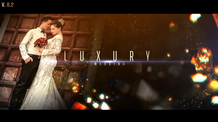 AE模板|婚礼奢华华丽欧式视频相册模板下载#Wedding Luxury 0.2