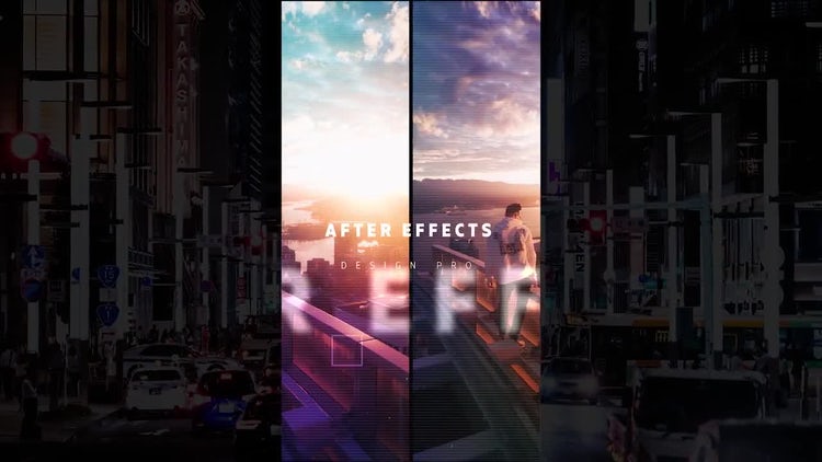 AE模板|现代故障手机超酷扭曲片头视频模板#Modern Glitch Slideshow（手机模板）