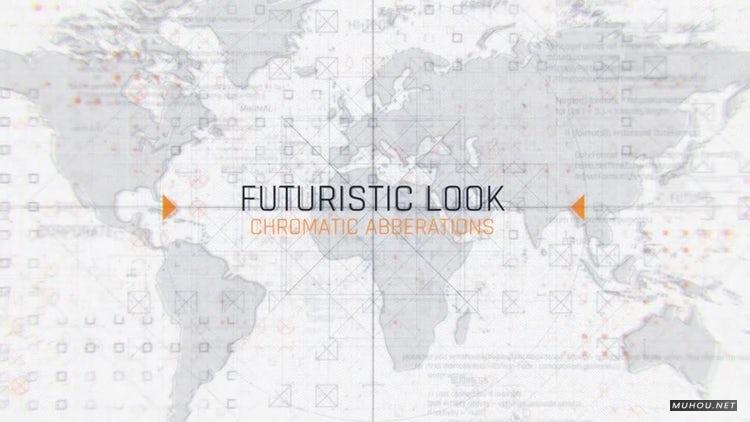 AE模板|技术企业地图片头视频模板#Technological Corporate Titles插图