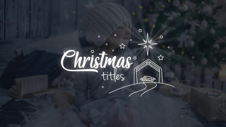 AE模板|圣诞栏目包装10个动画包装视频模板#Christmas Titles