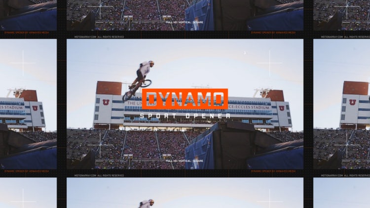 AE模板|迪纳摩-运动开场片头视频模板#Dynamo - Sport Opener