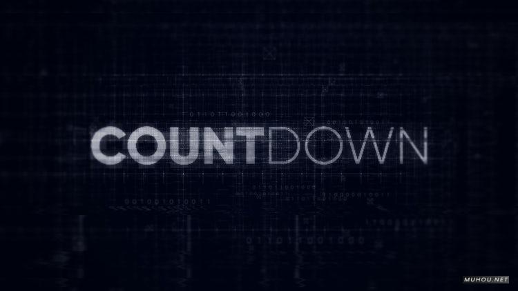 AE模板|史诗数字倒计时-开启logo片头视频模板#Countdown – Digital Opener