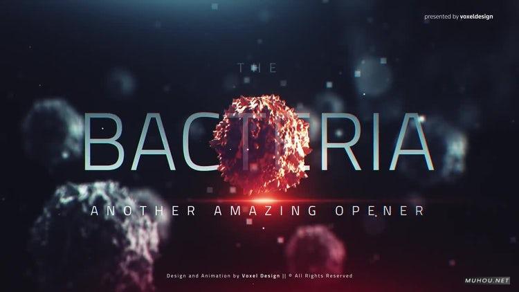 AE模板|细菌细胞感染病毒片头视频模板#The Bacteria Infection XOpener