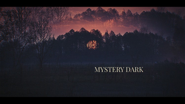 AE模板|神秘的黑暗森林恐怖片头视频模板#Mystery Dark插图