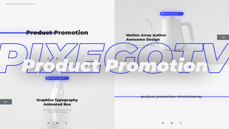 AE模板|产品推广包装效果视频模板#Product Promotion