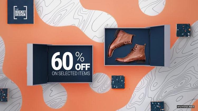 AE模板|闪电促销盒子中的产品宣传视频模板#Flash Sale Promo