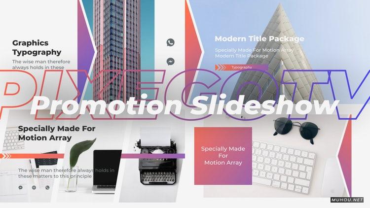AE模板|促销幻灯片包装过渡片头视频模板#Promotion Slideshow插图