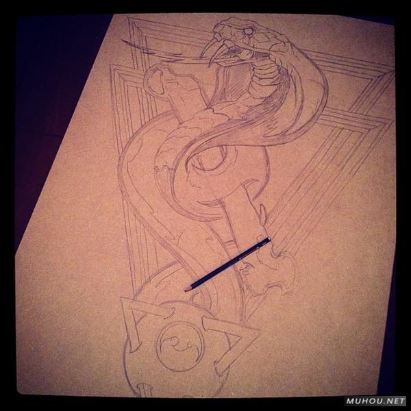 【大师作品】247P超级插画狂人Joshua M. Smith骷髅/动物风格T恤/饰品作品[一]