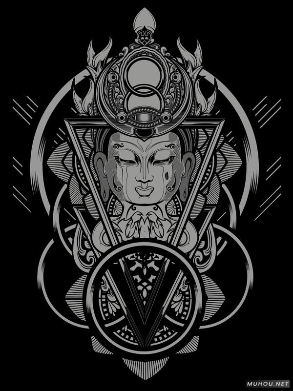 【大师作品】247P超级插画狂人Joshua M. Smith骷髅/动物风格T恤/饰品作品[一]