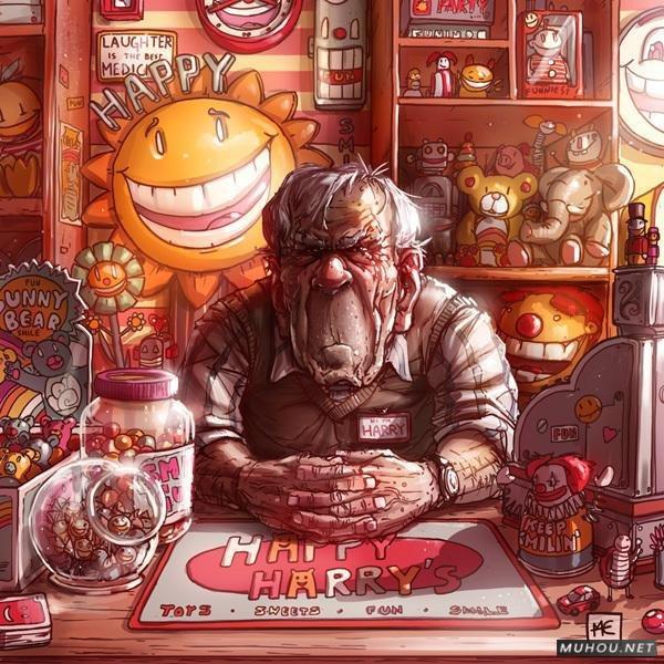 【大师作品】波兰插画家Dziekan细腻与寓意绘画作品 [18P]
